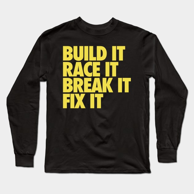 Race Car Owner Long Sleeve T-Shirt by VrumVrum